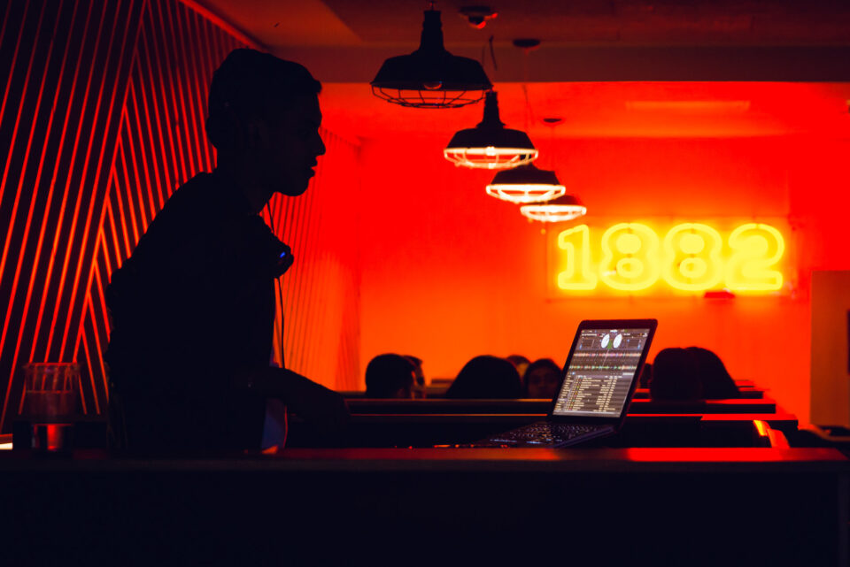 Professional event photography of nightlife