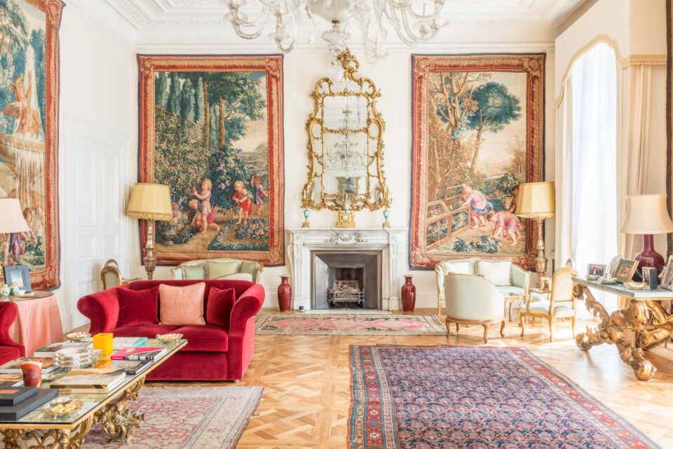 Elegant interior photography showcasing the design and artistry of a modern living room