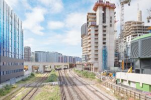 dynamic evolution of urbanization through photography battersea power station london