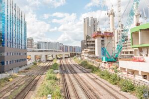 dynamic evolution of urbanization through photography battersea power station london