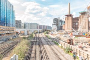 dynamic evolution of urbanization through photography battersea power station london